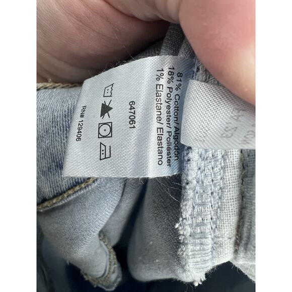 Venus Light Wash Tiered Denim Maxi Jean Skirt Button 12 Cowgirl Western Boho - Picture 4 of 4